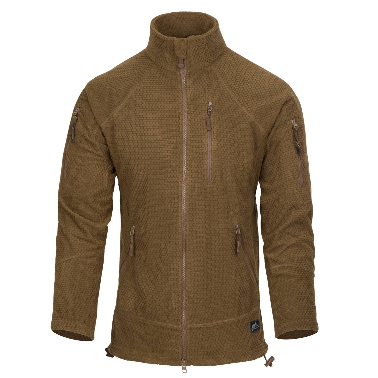 Alpha Tactical Jacket navy blue - Grid Fleece