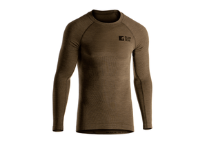 Merino Seamless Shirt LS stonegrey olive