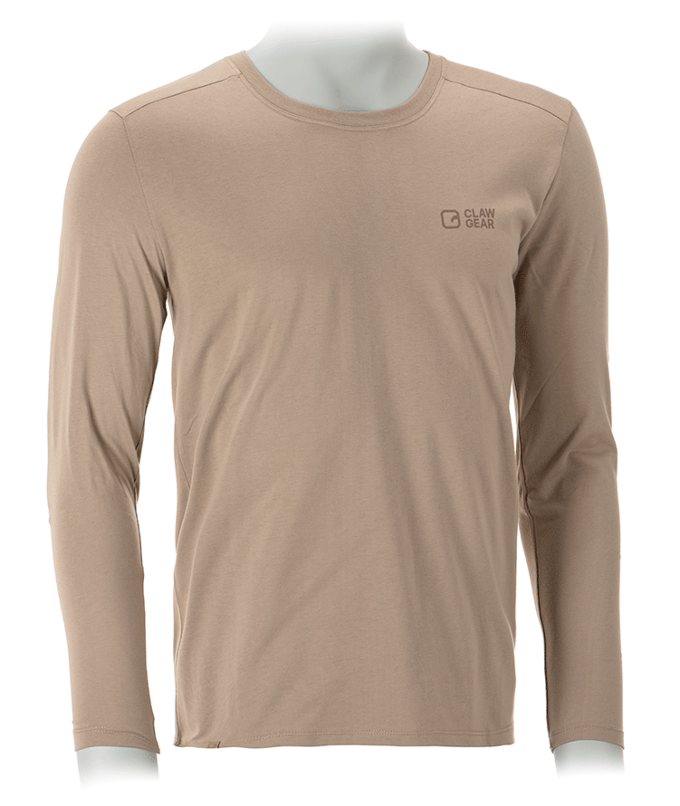 Basic Tee LS khaki