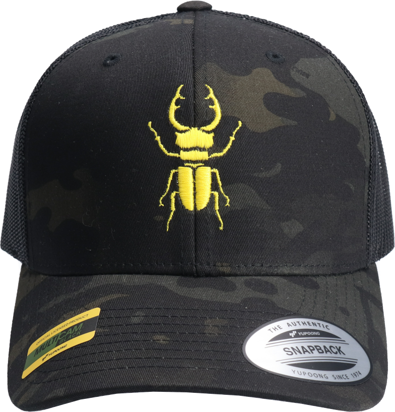 Statement Trucker Cap - Multicam Black