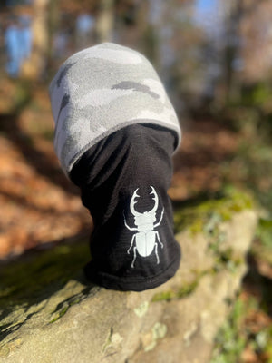 Merino Schlauchschal Black