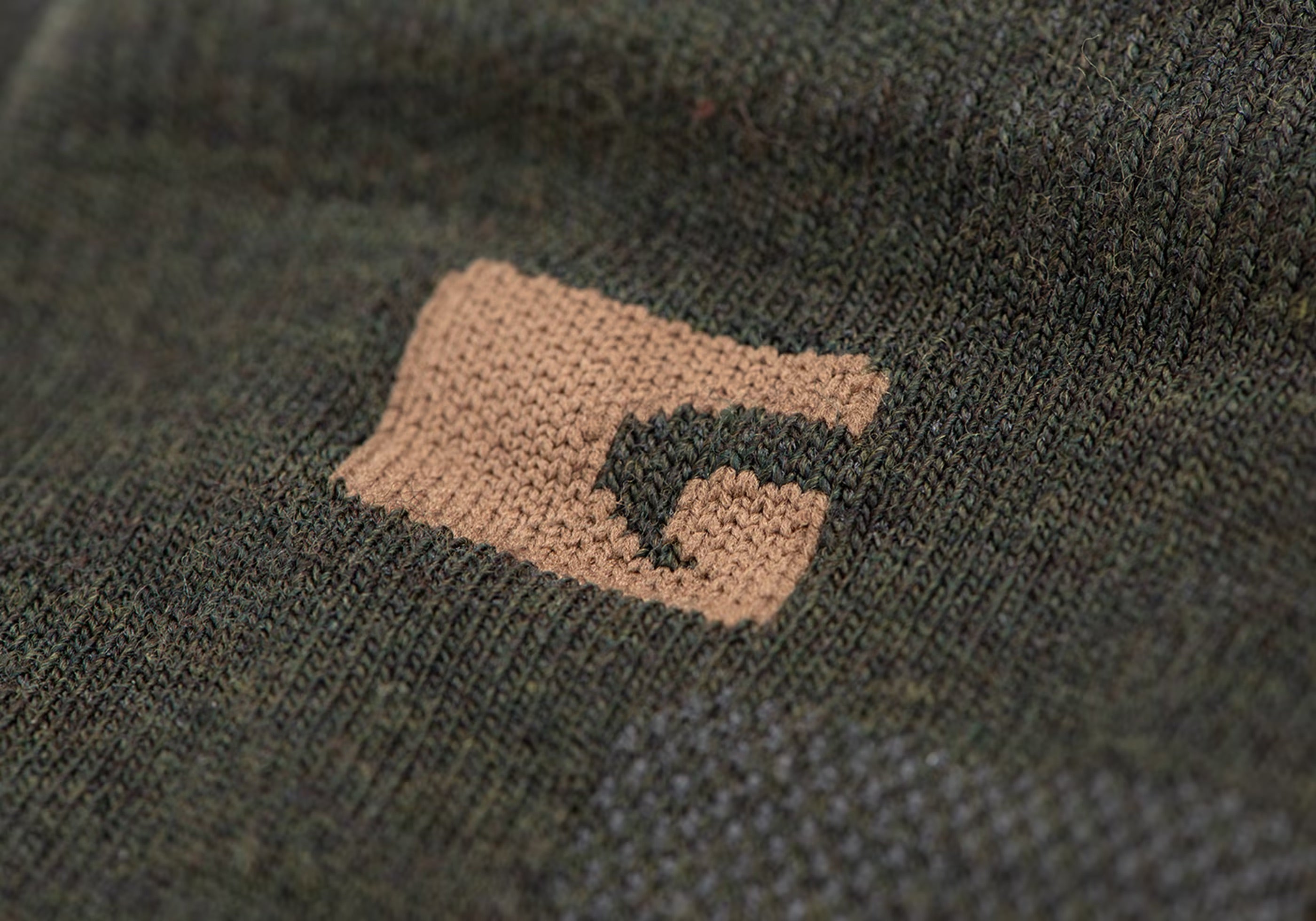 Merino Crew Socks grün
