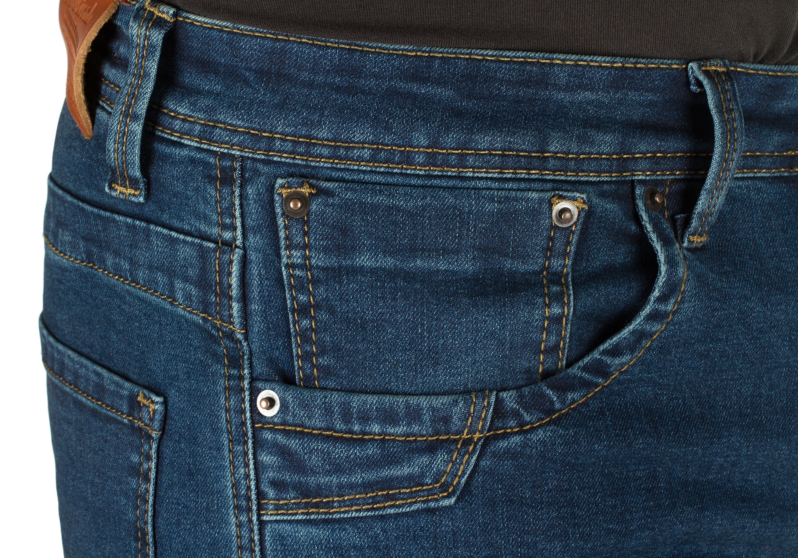 Blue Denim Tactical Flex Jeans - sapphire
