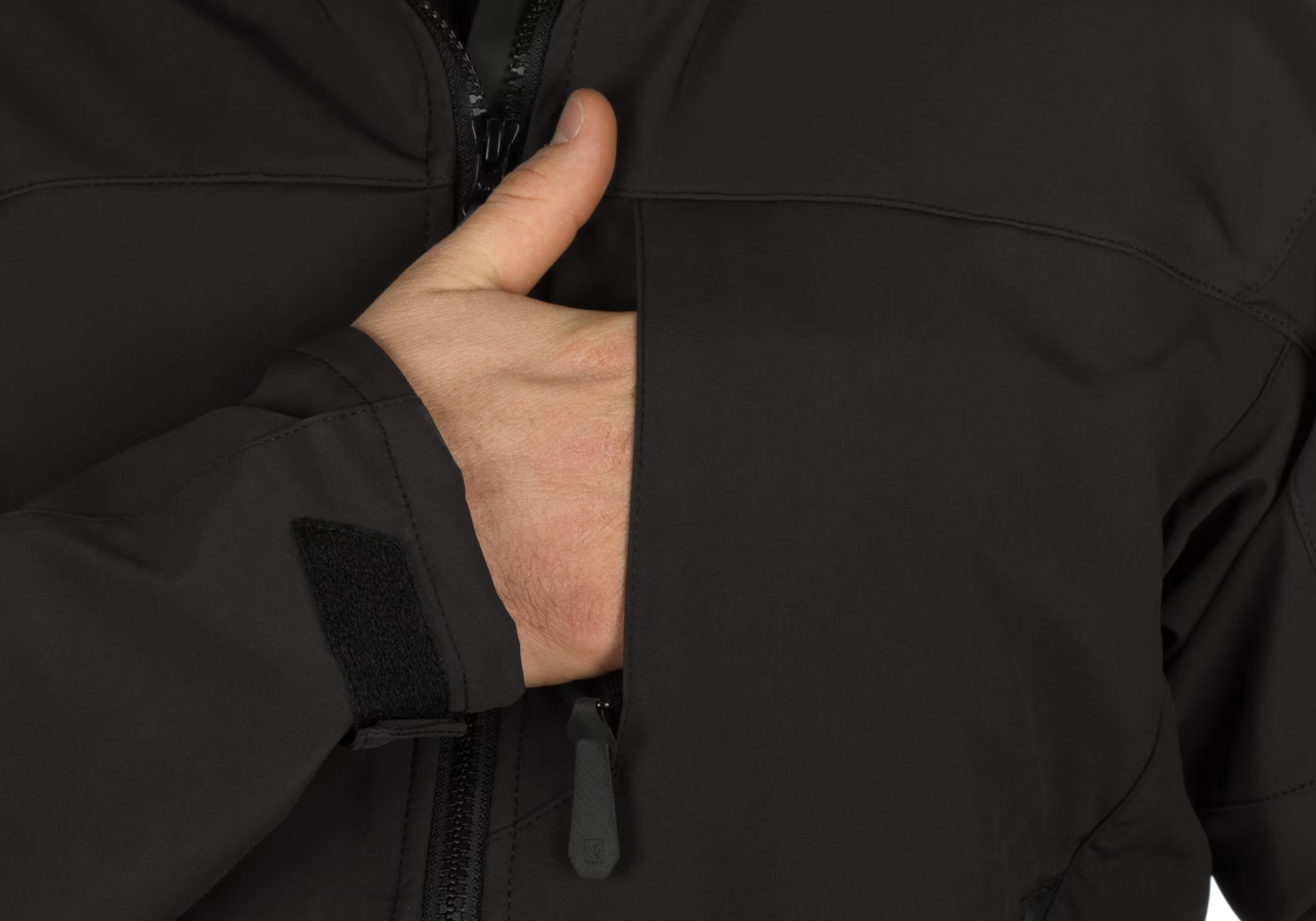 Rapax Softshelljacke schwarz