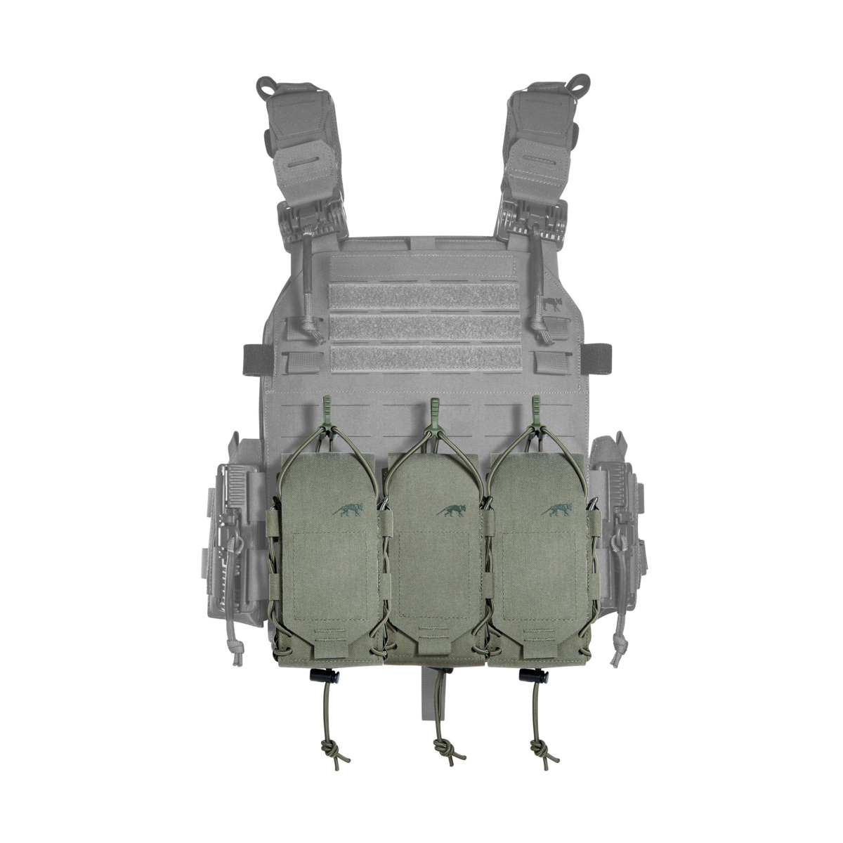 TT SGL Modular Mag Pouch MCL IRR steingrau-olive