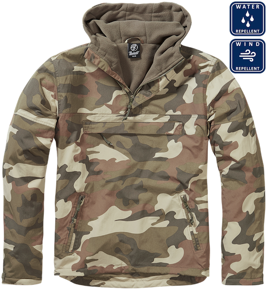 Windjacke Windbreaker camo light woodland