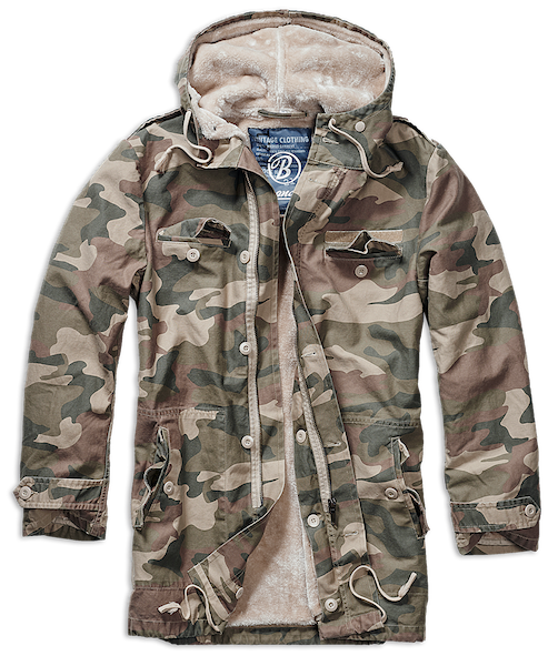 BW Parka camo light woodland