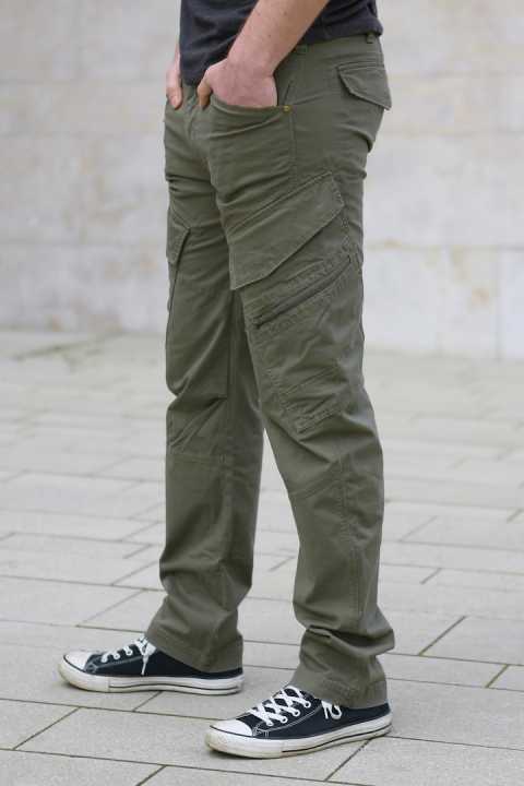 Hose Adven Slim Fit camo dark