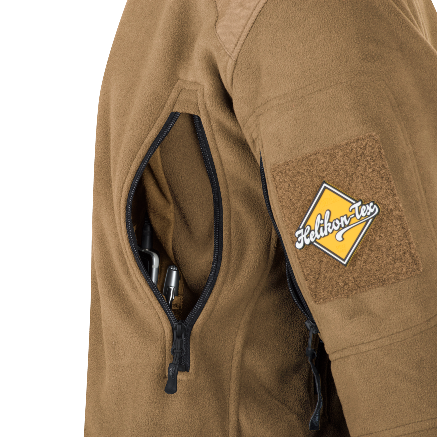 Fleecejacke Liberty oliv/schwarz