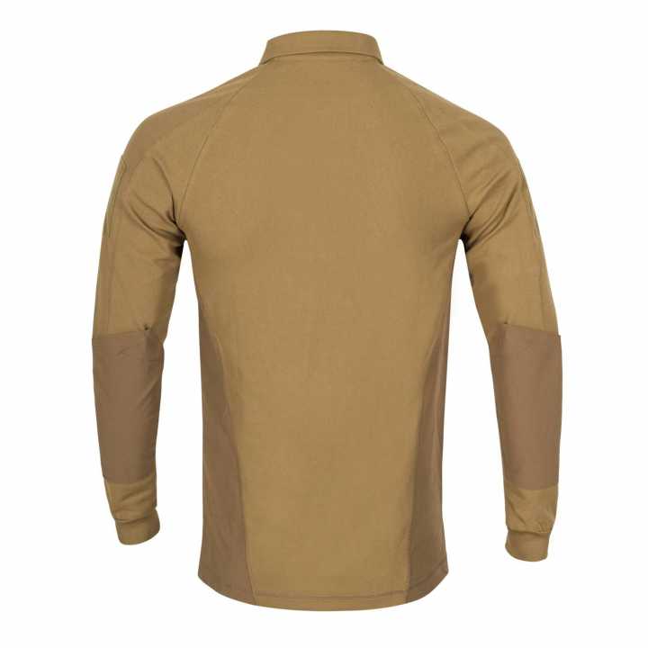 Range Polo Langarmshirt, grau
