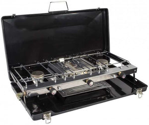 Faltbarer Grill, schwarz