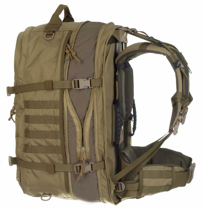 Crossfire 45-65l Rucksack schwarz