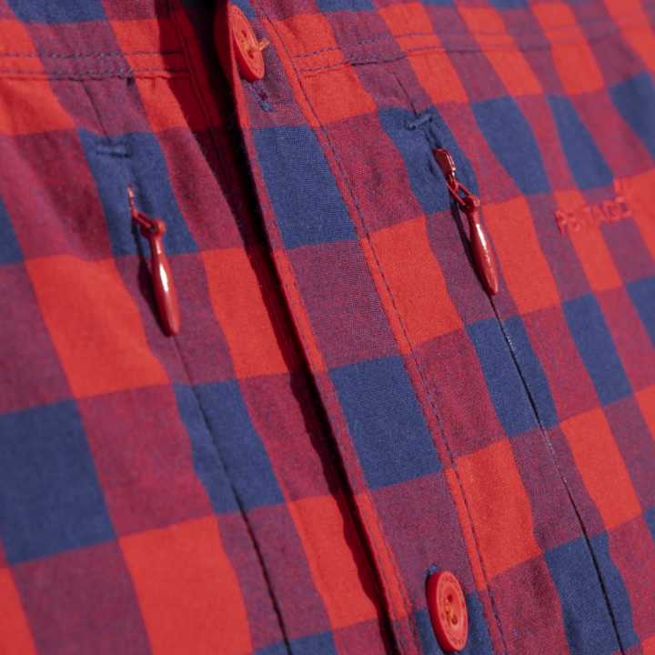 QT taktisches Shirt rot kariert