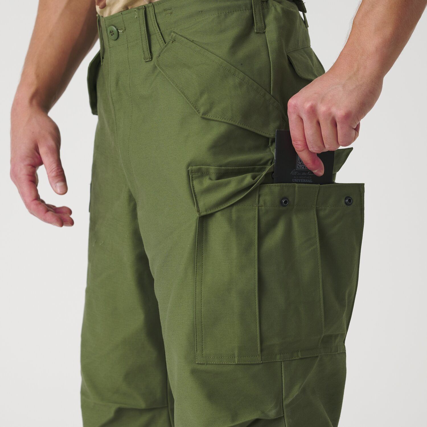M65 Hose Nyco Sateen oliv
